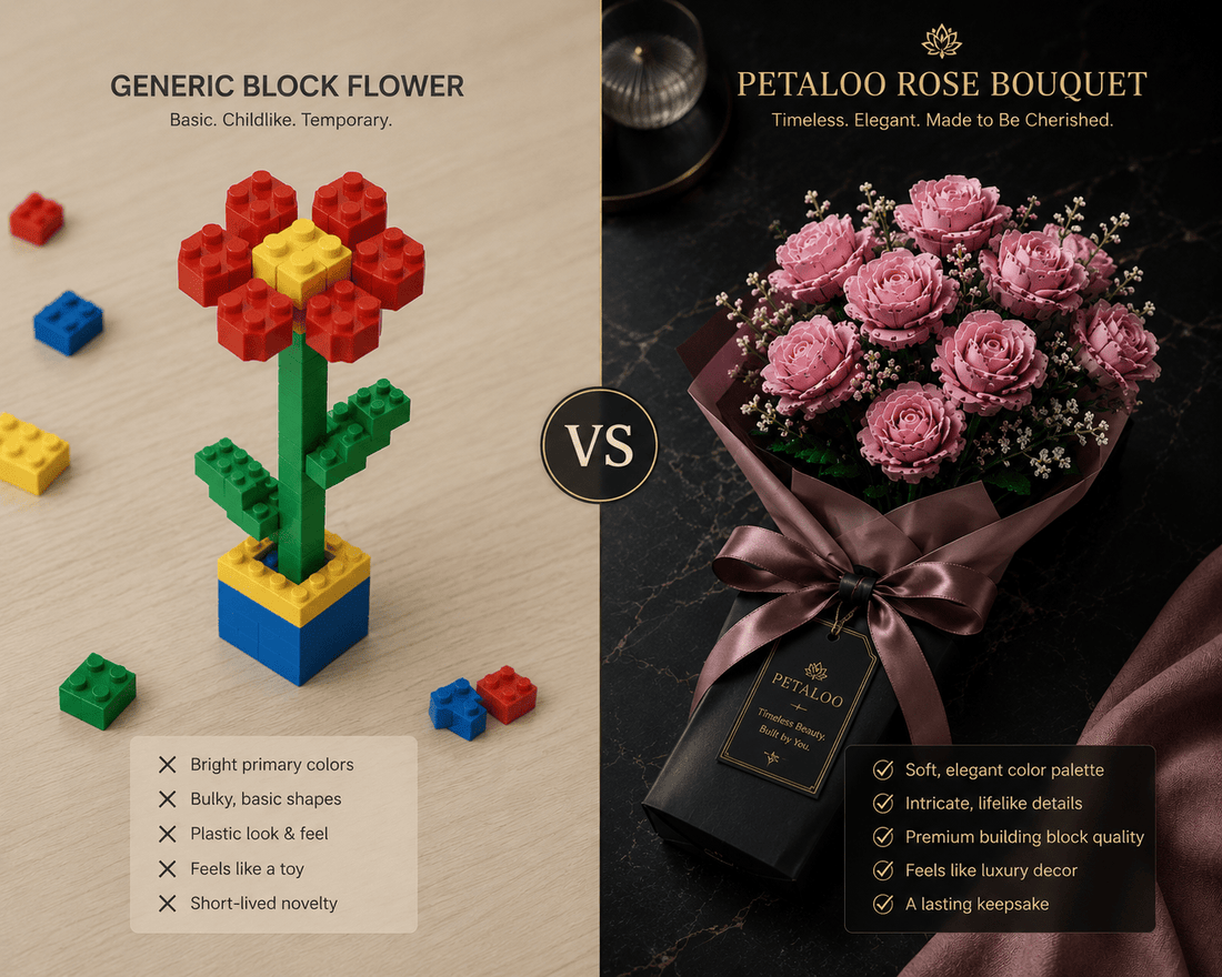 LEGO Flower Sets vs Petaloo: What's the Difference?