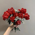 Build your red rose bouquet step by step – Petaloo DIY flower kit