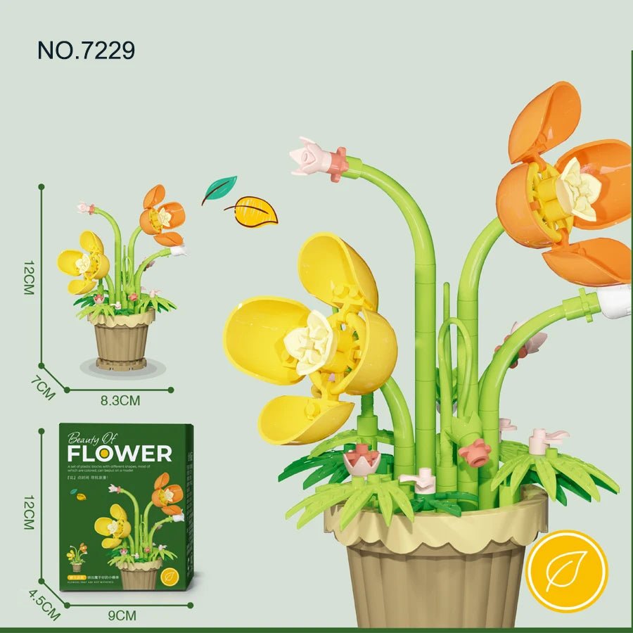 The Blooming Garden Kit™ – DIY Mini Flower Pot Building Blocks