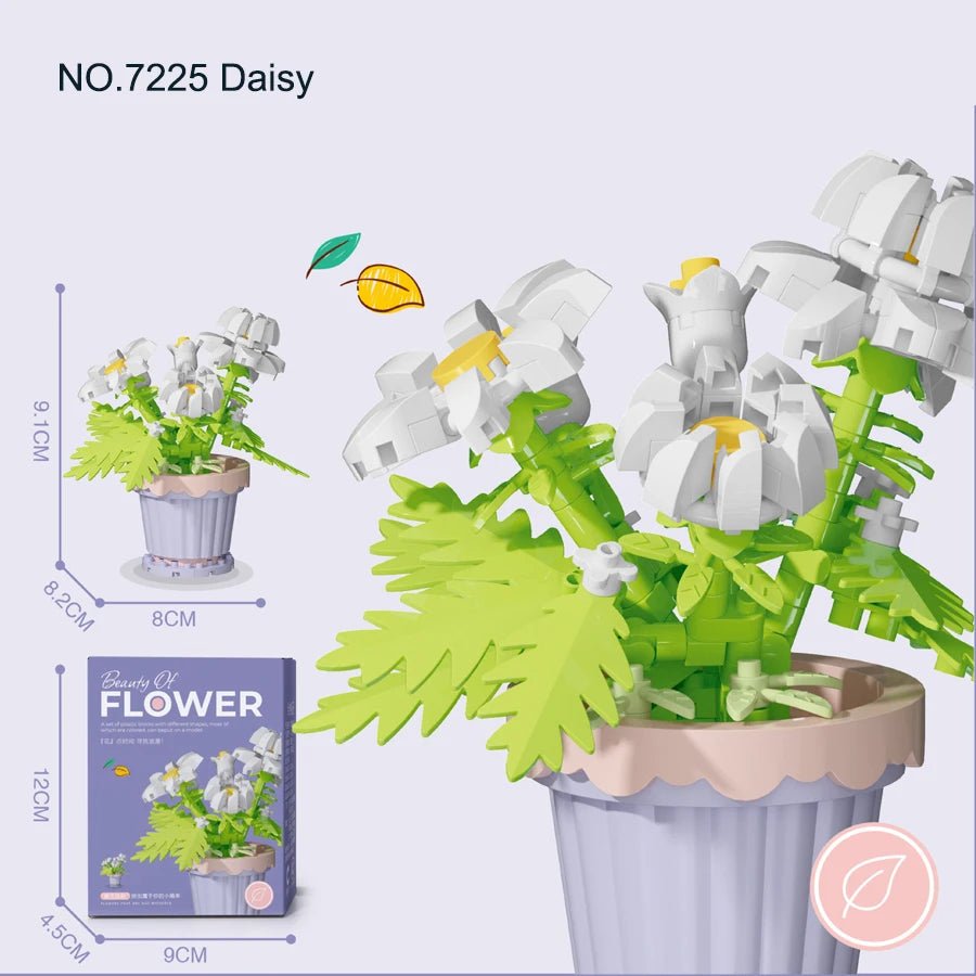 The Blooming Garden Kit™ – DIY Mini Flower Pot Building Blocks