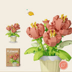 Rose building blocks in flower pot kit – Petaloo Blooming Garden DIY set