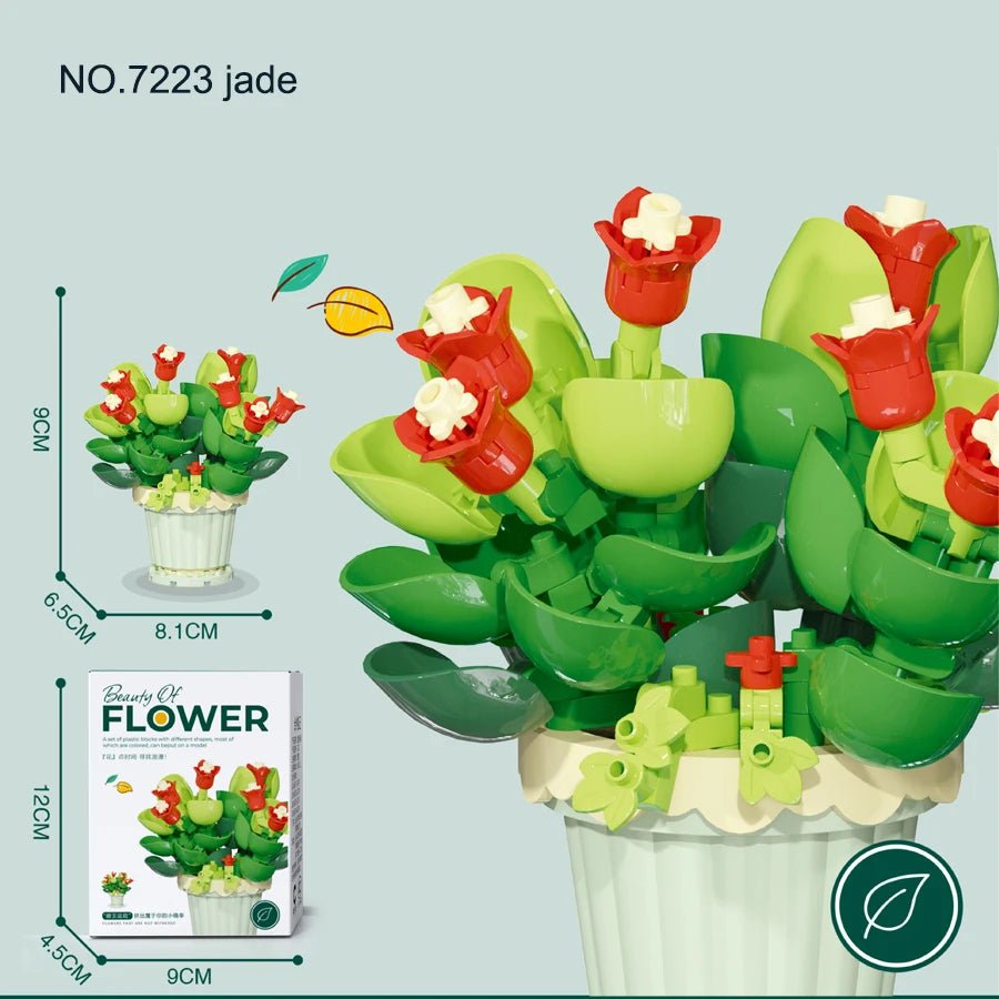 The Blooming Garden Kit™ – DIY Mini Flower Pot Building Blocks