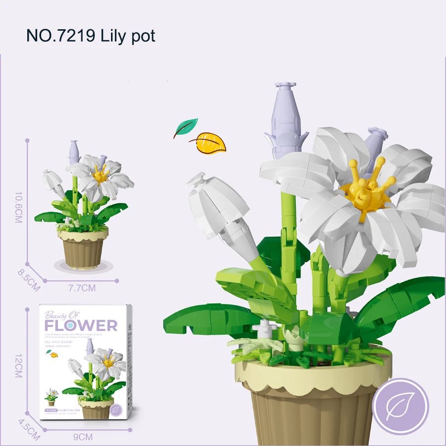 The Blooming Garden Kit™ – DIY Mini Flower Pot Building Blocks