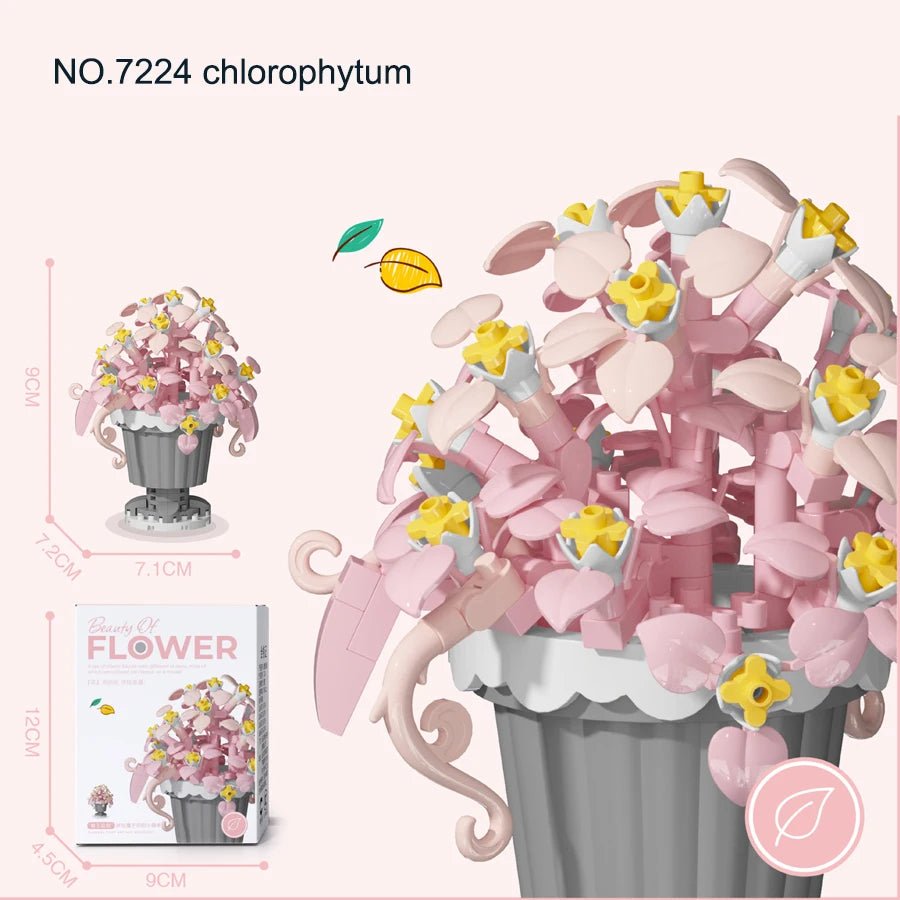 The Blooming Garden Kit™ – DIY Mini Flower Pot Building Blocks