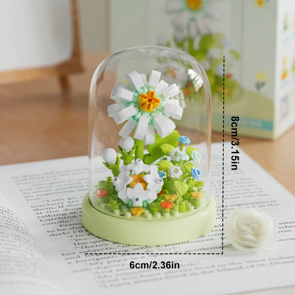 Eternal Bonsai Kit gift box – DIY flower bouquet building blocks by Petaloo