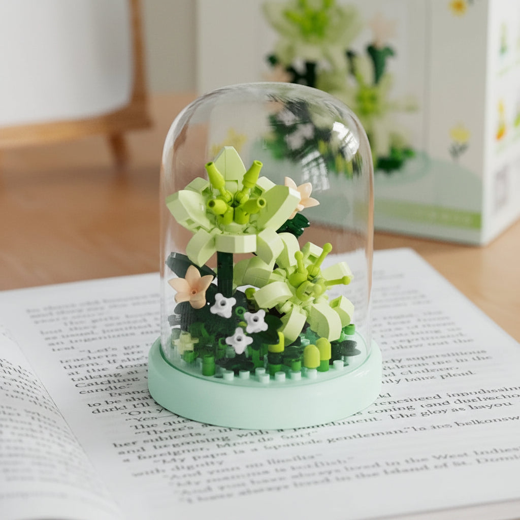 Eternal Bonsai Kit gift box – DIY flower bouquet building blocks by Petaloo