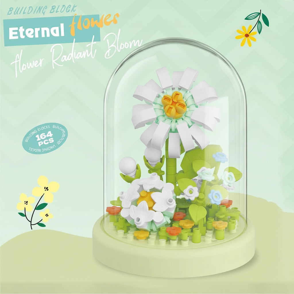 Eternal Bonsai Kit gift box – DIY flower bouquet building blocks by Petaloo