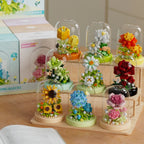 DIY glass dome flower bouquet building blocks – The Eternal Bonsai Kit by Petaloo