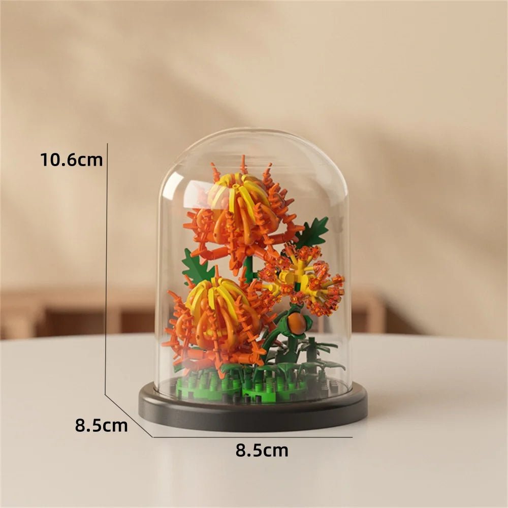 Chrysanthemum mini building blocks – Forever Flower Kit by Petaloo