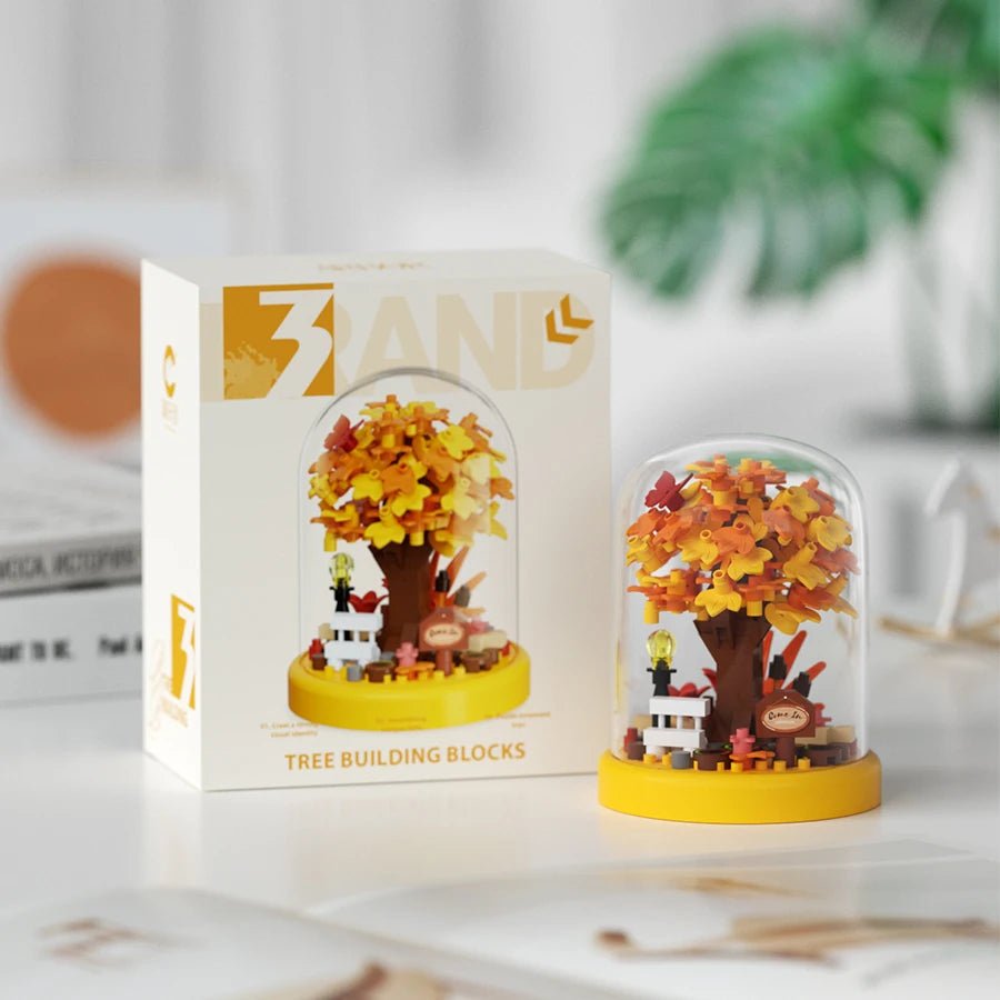 Four Seasons Treehouse Kit box – DIY mini bonsai building blocks by Petaloo