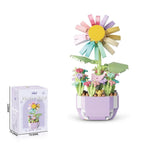 Rainbow Windmill Daisy DIY flower building block kit - Petaloo