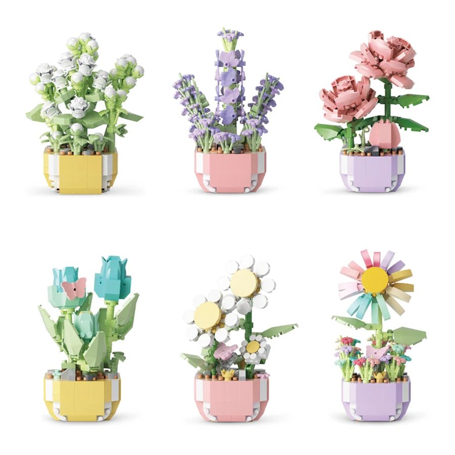 DIY mini flower pot building blocks kit – The Mini Garden Pot Kit by Petaloo