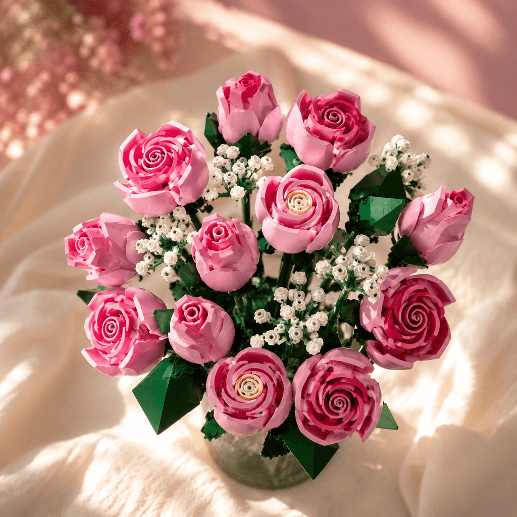 Pink rose DIY flower kit gift-ready packaging – Petaloo