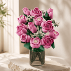 Build your pink rose bouquet piece by piece – Petaloo