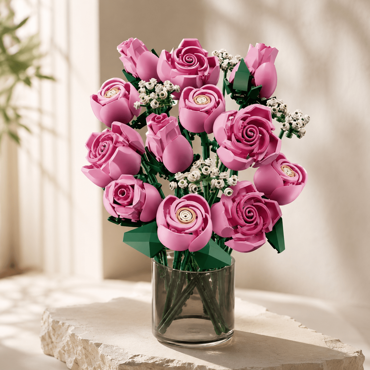 Build your pink rose bouquet piece by piece – Petaloo