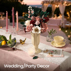 Finished pink and white rose bouquet displayed as home decor - Petaloo