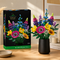 Wildflower Bouquet Kit DIY building blocks – 939 pieces colorful mix – Petaloo