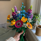 Build a vibrant wildflower bouquet from building blocks – Petaloo